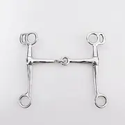 Juhua 5" Stainless Steel Horse Bit, Snaffle Bits for Horse