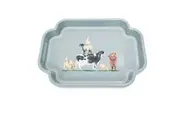 Urban Farm Rectangle Tray Home/Kitchen Decor Food/Drink Server Blue 35cm