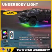 APP Control LED RGB Under Car Tube Glow Underbody Neon Underglow Strip Light Kit