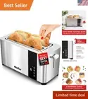 Premium 4-Slice Stainless Steel Toaster with 6 Browning Levels & Cancel Function