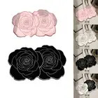 Non-slip Flower Carpet Algae Mud Rose Floor Mat Bathroom Floor Mat Bedside