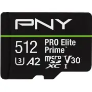 Durable 512GB PRO Elite Prime microSDXC – 4K UHD Ready, All-Weather Reliability