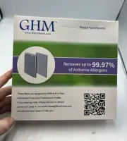 GHM-2 Pack High Efficiency 3-in-1 True HEPA Replacement Filter