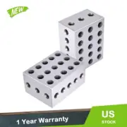 1 Matched Pair Ultra Precision 23 Holes 2-3-4 Blocks .0002" Precision Machinist
