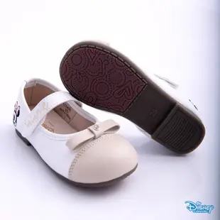迪士尼 正版台灣製 米妮 公主系列 手工 女童禮服 娃娃鞋 花童鞋 公主鞋 皮鞋 -122434米白