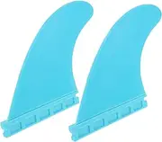 GOOHOCHY 1 Pair Paddleboard Fin Durable Surfboard Replacement Fins for Enhanced Tracking Tight Turns Suitable for Inflatable Hard Paddle Boards Streamlined Design for Optimal Water