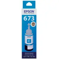 在飛比找momo購物網優惠-【EPSON】673 原廠藍色墨水罐/墨水瓶 70ml(T6
