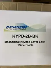 nationwide industries mechanical keypad lever lock black KYPD-2B-BK