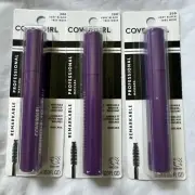 3 Covergirl Professional Remarkable Mascara #200 VERY BLACK
