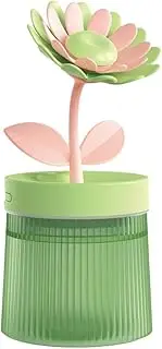 xioaue Humidifier Portable USB Aromatherapy Machine Mist Maker Flower Air Humidifier Green