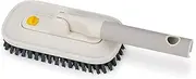 Joseph Joseph CleanTech 2-in-1 Tile Scrubber and Grout Brush with V-Shaped Bristles, Soft-Grip Handle