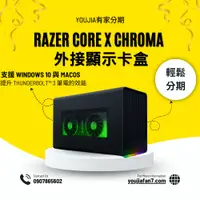 在飛比找蝦皮購物優惠-Razer Core X Chroma 無卡分期 現金分期 