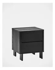[Cooper & Co] Taupo Bedside Table in Black
