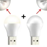 10/8/6PCS Rechargeable Lamp USB Lamp Mini LED Night Light Power Bank Charging USB Book Lights