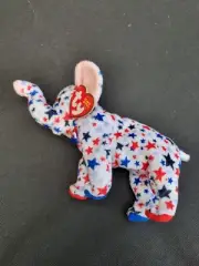 Beanie Baby Righty 2004 Plush TY Republican Elephant NWT America USA