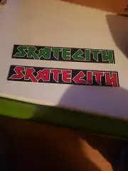 Skate City Skate Sticker lot Of 2