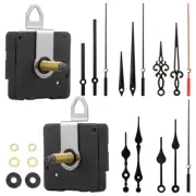 1X(32mm Long Shaft DIY Quartz Clock Movement Mechanism with 5 Different Pairs Ha