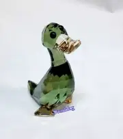 Swarovski Duke Duck LARGE Erinite Satin Color Crystal Authentic NEW 1041298
