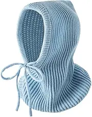 [BIKMAN] Unisex Balaclava Winter Wind-Resistant Hat Warm Face Cover Cap Neck Warmer Scarf Helmet Hood, Sky Blue, One Size