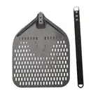 Anodized Pizza Peel with Long Handle 12 inch Turning Peel for Oven and Grill