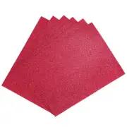 EVA Foam Sheets Glitter Bright Red 10.8 x 8.5 Inch 2mm Thick Crafts Foam 15Pcs