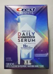 3 BOXES Crest 3D Whitening Serum and 2 boxes of 20 treatment whitening strips