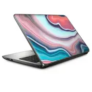 Universal Laptop Skins wrap for 15" - Geode Stone Rock Swirl Mix