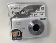 VIVITAR PopSnap Digital Camera VEC S124 2.4" Screen 1080 HD 16x Zoom WHITE 44MP