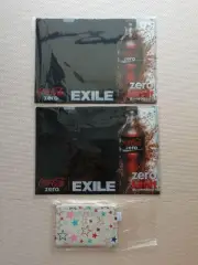 Coca-Cola Zero EXILE Clear File Pocket Tissue Pouch #3c3345
