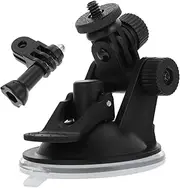 Car Mount Suction Cup Car Mount for Phone Dash Phone Mount Car Camera Suction Holder Car Camera Brackets Vehicle Phone Mount Car Camera Suction Stand Car Phone Mount Abs Black