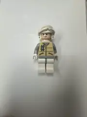 Lego Rebel Hoth- Light Nougat Head, White Visor Snow Goggles Minifigure SW0252