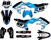 Custom Graphic Kit OUTLAW STYLE Yamaha YZF 450 2023 2024 model decals stickers