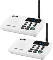 Intercoms Wireless for Home 1 Mile Range 22 Channel 100 Digital Code Display Scr