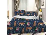 3D Tiger Pattern Quilt Cover Set Bedding Set Pillowcases 137