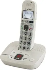 Phone D712, DECT 6.0 Cordless Landline Phone with Answering Machine, Big Butt...