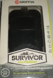 Griffin Survivor Military Grade case for Apple iPod touch 5th 6th 7th Gen, Black
