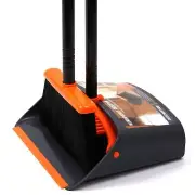 Broom and Dustpan Set with 52" Long Handle for Home Kitchen Room Office Lobby...