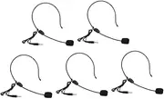 CATIEBYE 5pcs Podcasting Microphone Set Speaker Headset Mic Threaded Jack Head Microphone for Teachers Voice Amplifier