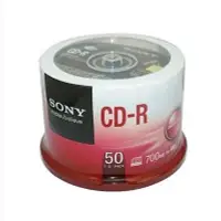 在飛比找Yahoo!奇摩拍賣優惠-原裝正品SONY索尼CD-R 刻錄光盤 700MB  50片