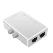 RJ45 Switch 2 Port LAN Ethernet Box Switcher RJ45 Splitter Dual 2 Way2600