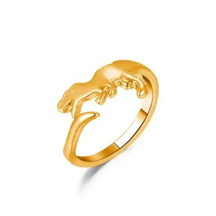 亞馬遜金屬可愛幾何動物飾品戒指