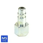 Foster 5 Series Quick Coupler Plug 1/2 Body 1/2 NPT Air and Water Hose Fittings