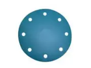 Revcut Blue Sanding Paper Grit P240 8Hole 203mm Velstik Film Discs Box50