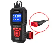 KW850 black OBD2 EOBD CODE reader Car scanner for 12v automobile
