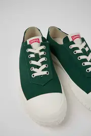 Camaleon Green recycled cotton sneakers for men