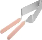 SECFOU Cake Slicer Cutter Stainless Steel Cake Server Tool for Weddings Parties Non Slip Design for Portions Serving