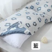 在飛比找樂天市場購物網優惠-日系紗布全棉豹紋枕巾一對