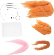 DOITOOL DIY Felt Material Set Needle Felting Kit for Beginners Craft Tools Supplies Felting Kit Box