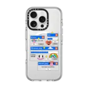 iPhone 16 Pro Clear Case MagSafe Compatible Digital Love