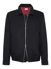 [Brunello Cucinelli] Brunello Cucinelli-Bomber In Lana-Uomo 48 IT